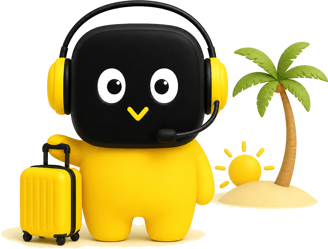 Winy covering WhatsApp while you are on holiday
